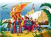 puzzle sobre el desembarco d&iacute;a de la hispanidad